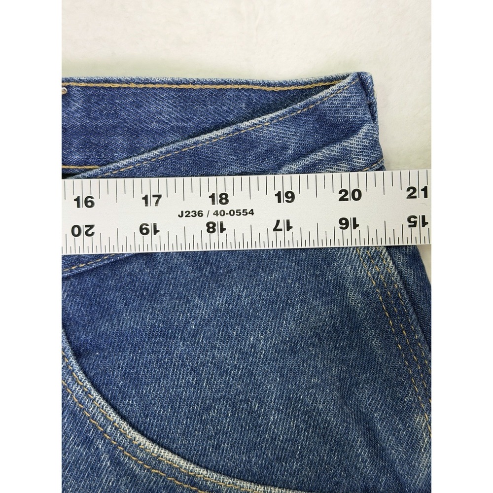 Wrangler Riggs‎ Workwear Jeans Mens 40x30 Blue Denim Fleece Lined Thermal Pants - Picture 3 of 10